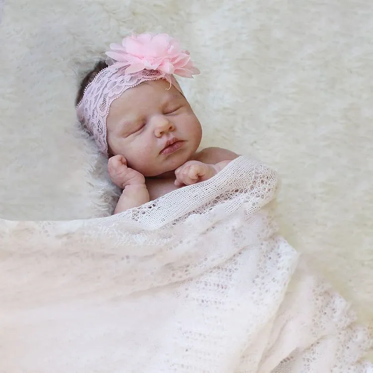 16" Flexible Waterproof Full Solid Silicone Reborn Baby Ollie