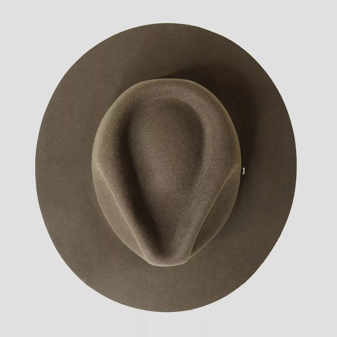 Griffin Fedora&ndash;Dark Olive[Fast shipping and box packing]