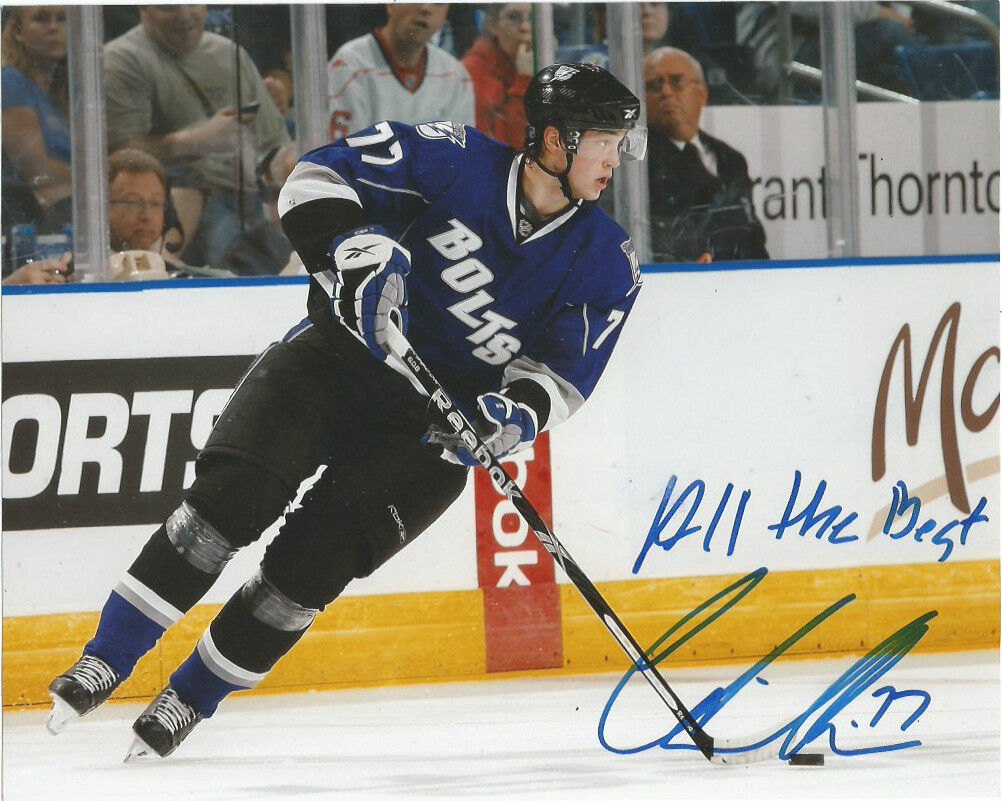 Tampa Bay Lightning Victor Hedman Signed Autographed 8x10 Photo Poster painting COA