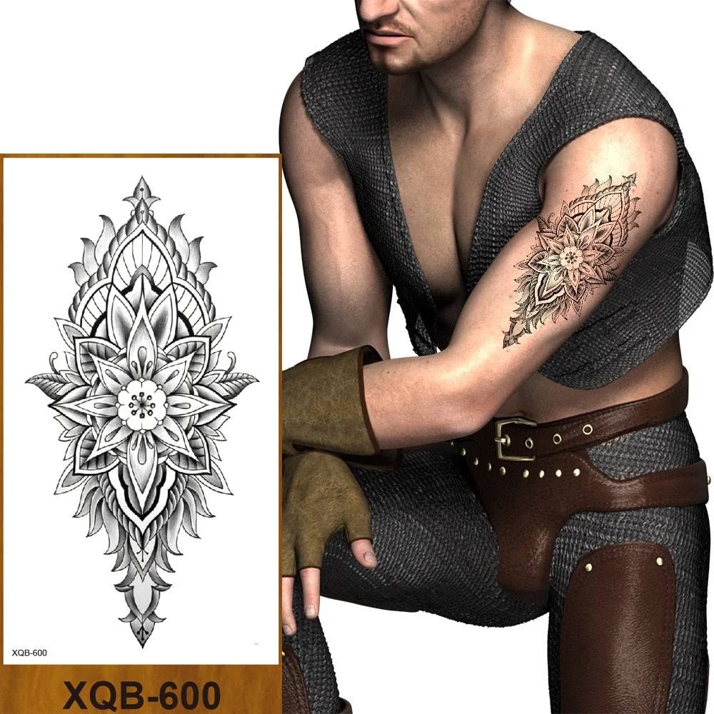 Temporary Tattoos Stickers Woman Arm Neck Chest Fake Necklace Tattos Girl Flower Cute Pussy Cat Body Makeup Waterproof Serpenti