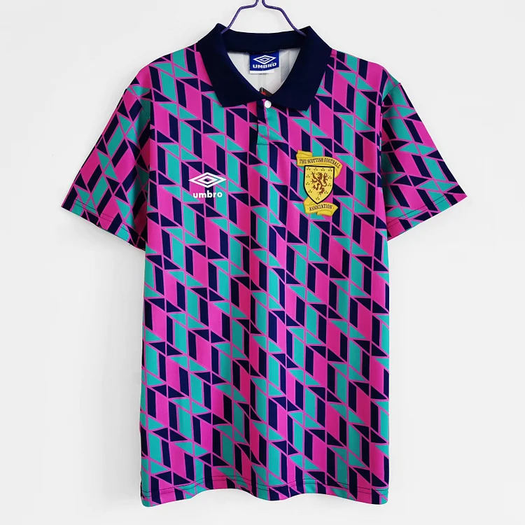 1988/89 Scotland away retro jersey 1:1 Thai quality