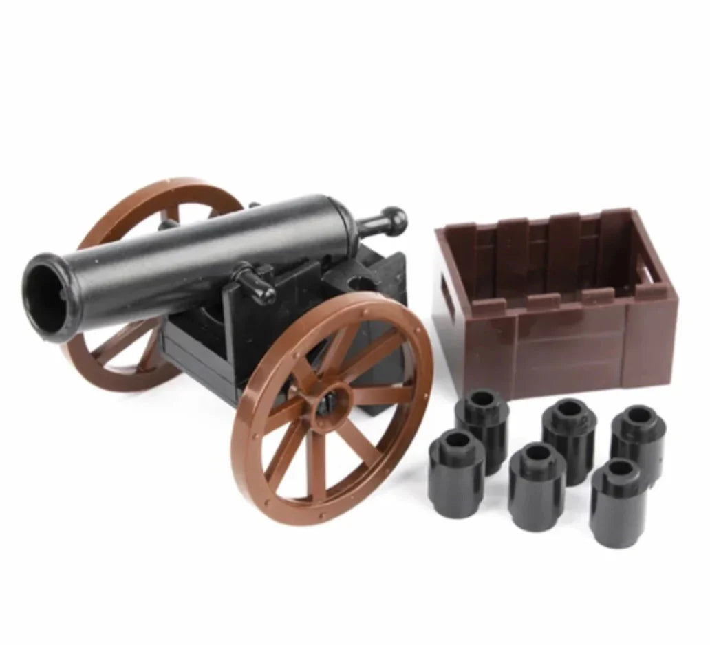 Military Artillery Cannon Custom Military MOC Set Minifigure Bricks monstertoys