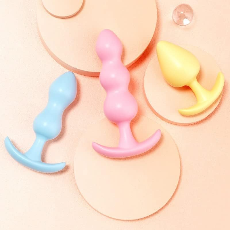 Butt Anal Plug Anus Trainer for Comfortable Long-Term Wear, Soft Silicone