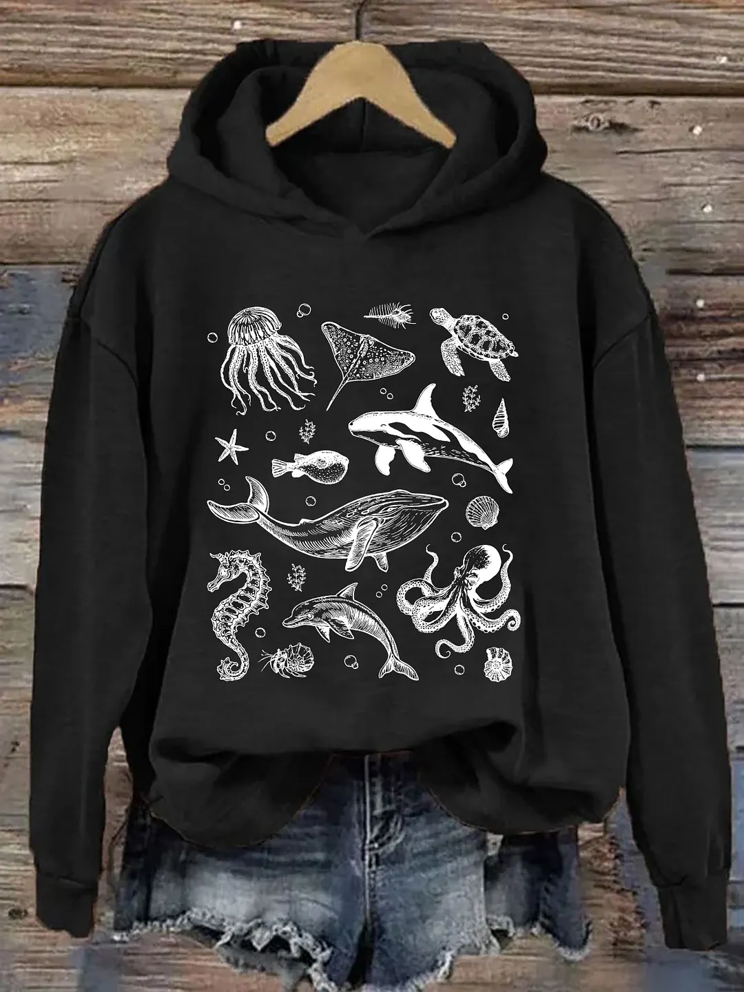 Sea Animals Hoodie