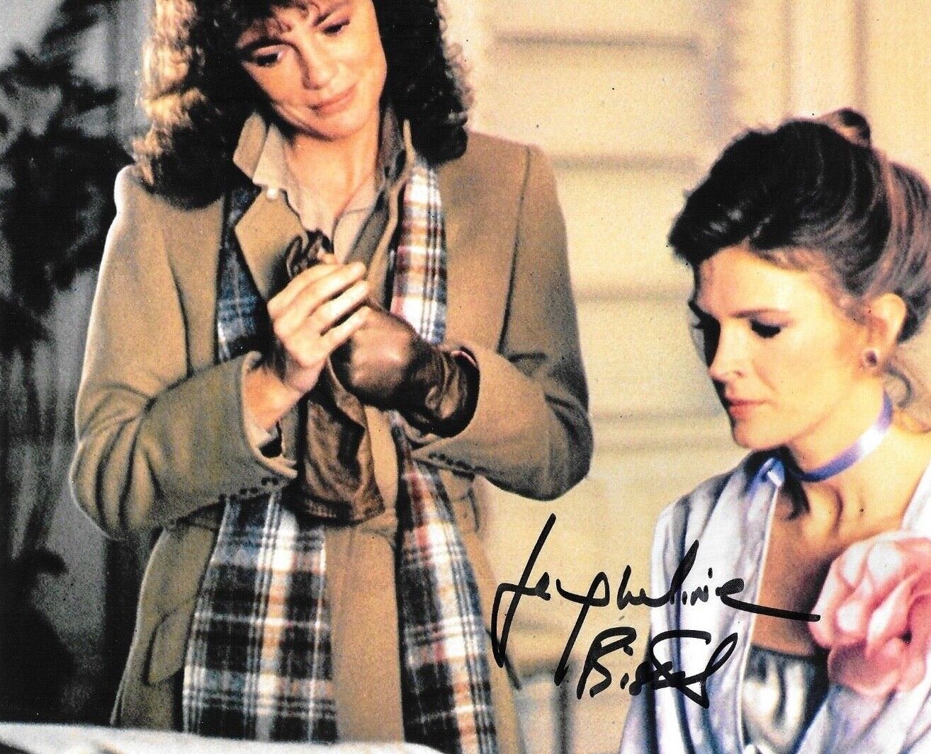 * JACQUELINE BISSET * signed 8x10 Photo Poster painting * MURDER ON THE ORIENT EXPRESS * COA * 3