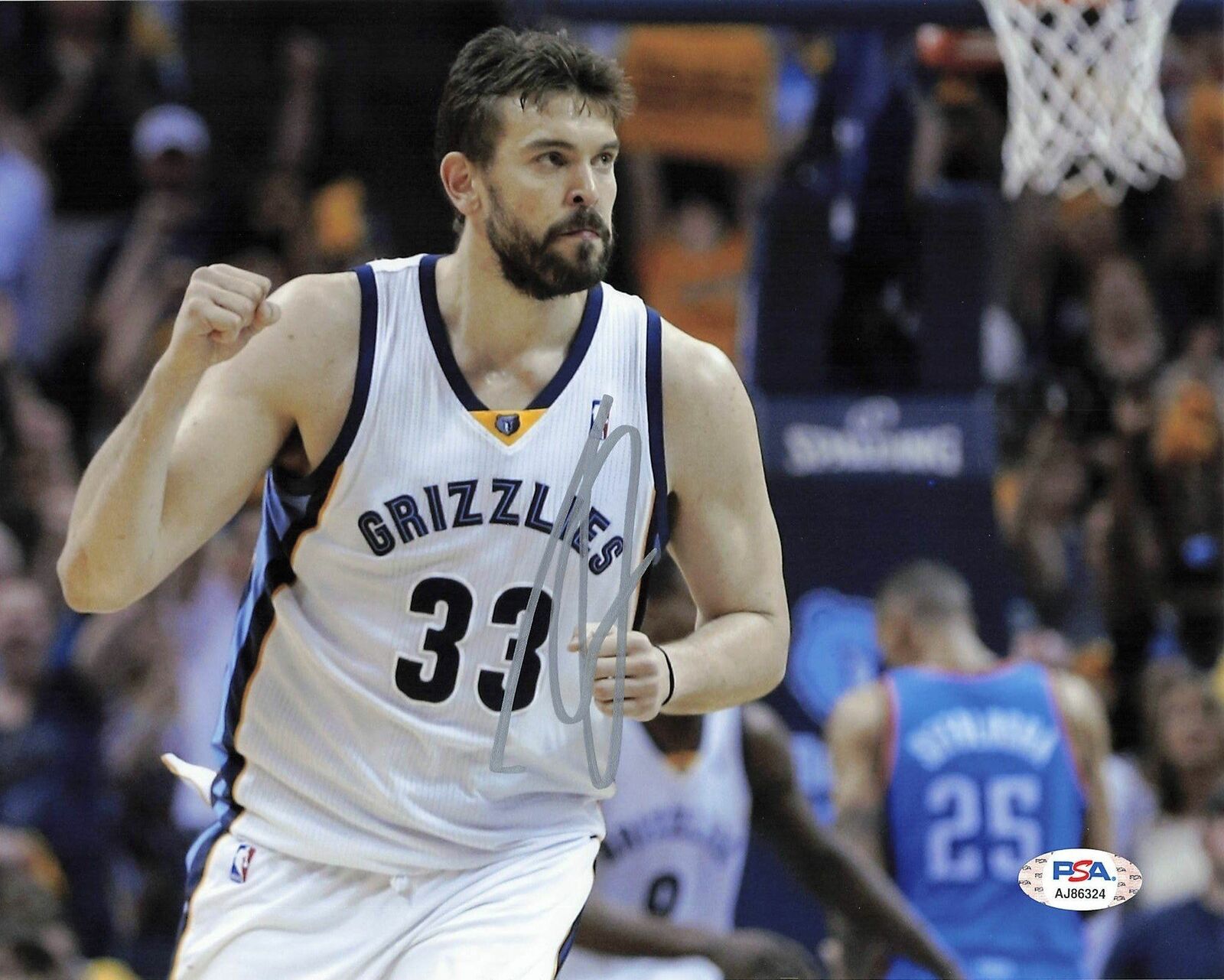 Marc Gasol signed 8x10 Photo Poster painting PSA/DNA Memphis Grizzlies Autographed