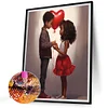 Diamond Painting -5D Full Square Drill Valentines Day Couple(35x45cm)