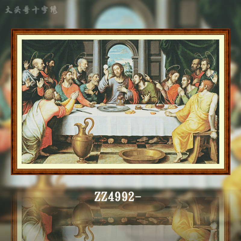 [ZZ4992-The Last Supper]  Painting Fairy Cross Stitch