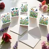 6Pcs Diamond Painting Flourishing Butterfly Greeting Card Set with Envelopes for Birthdays Thanksgiving & Special Occasion