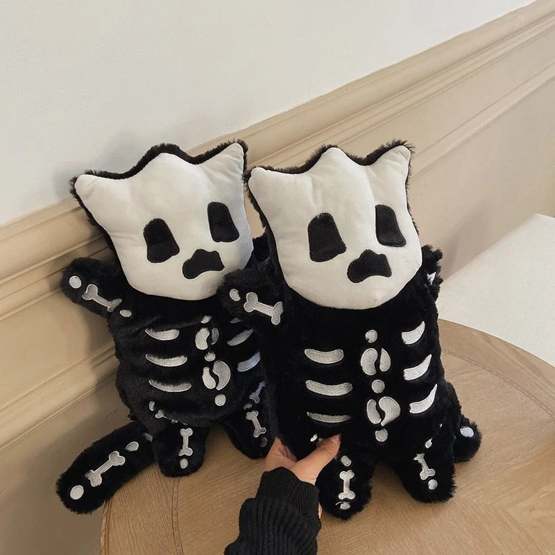 MeWaii® Mini Skeleton Halloween Plush BackpackFor Holiday Gift Christmas