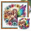 Butterfly Fairy-11CT Stamped Cross Stitch 45*45cm/17.72*17.72in