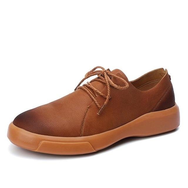 Casual Shoes Loafers Men Shoes Quality Handmade Leather Shoes Men Flats Moccasins Shoe | EGEMISS