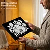 uk.everydayedeals DIY Pearl Painting With Frame - Handmade Self-Adhesive Pearls - Bouquet(20*30cm)