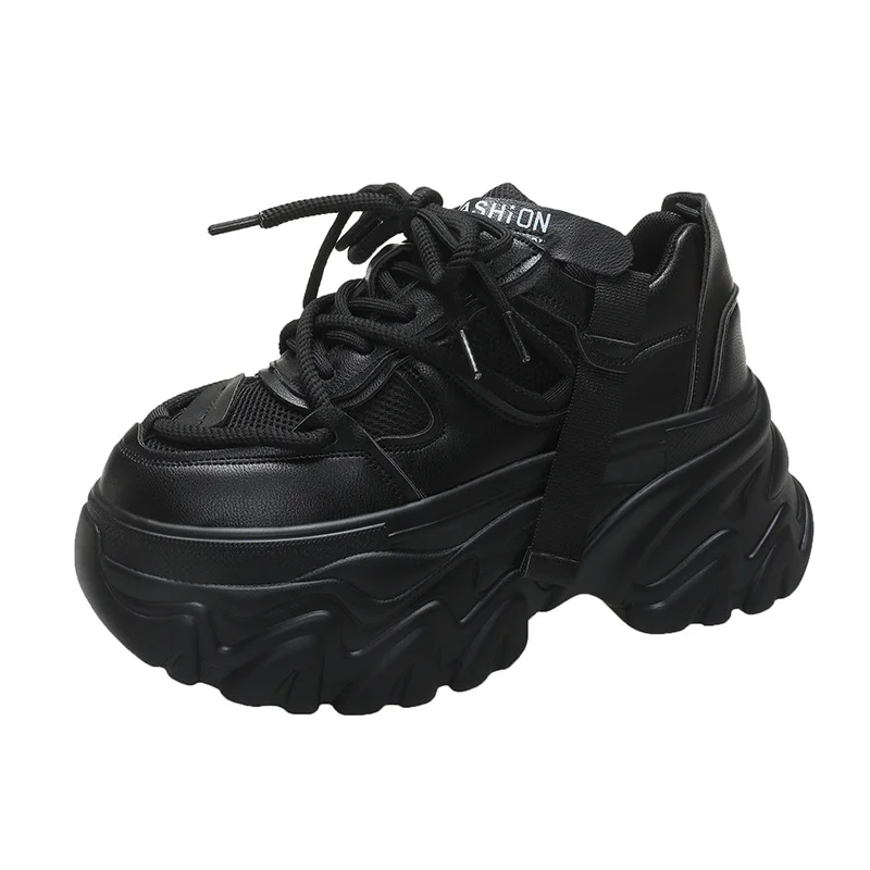 Tanguoant Tanguoant Spring And Autumn New Korean Version Of The Color Father Shoes Female Ins Tide Pine Platform Increased Women's Casual Sports Shoes