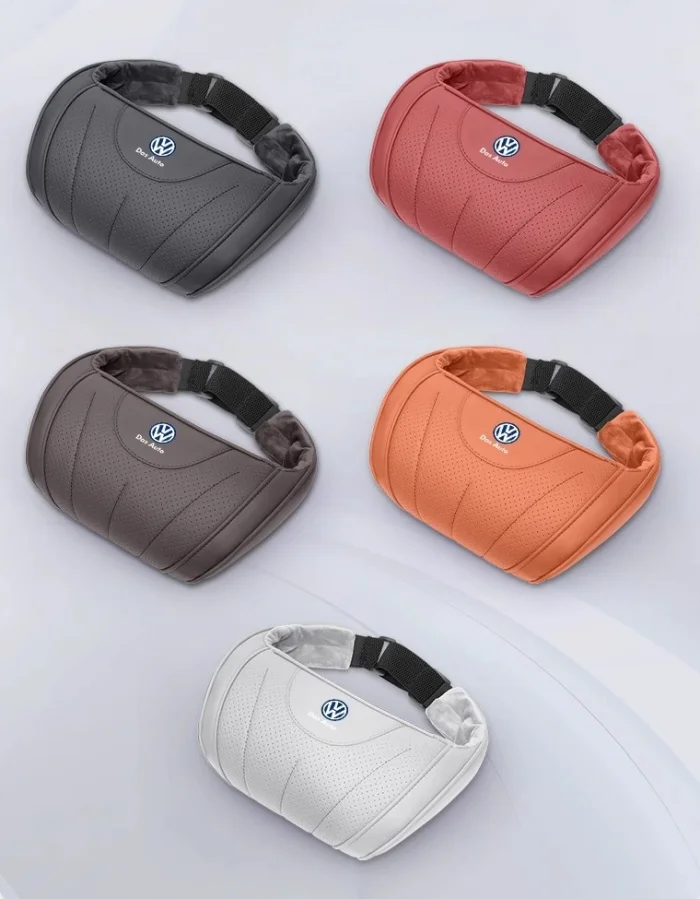 Car four seasons universal skin-friendly comfortable headrest neck pillow sports seat pillow lumbar support cushion