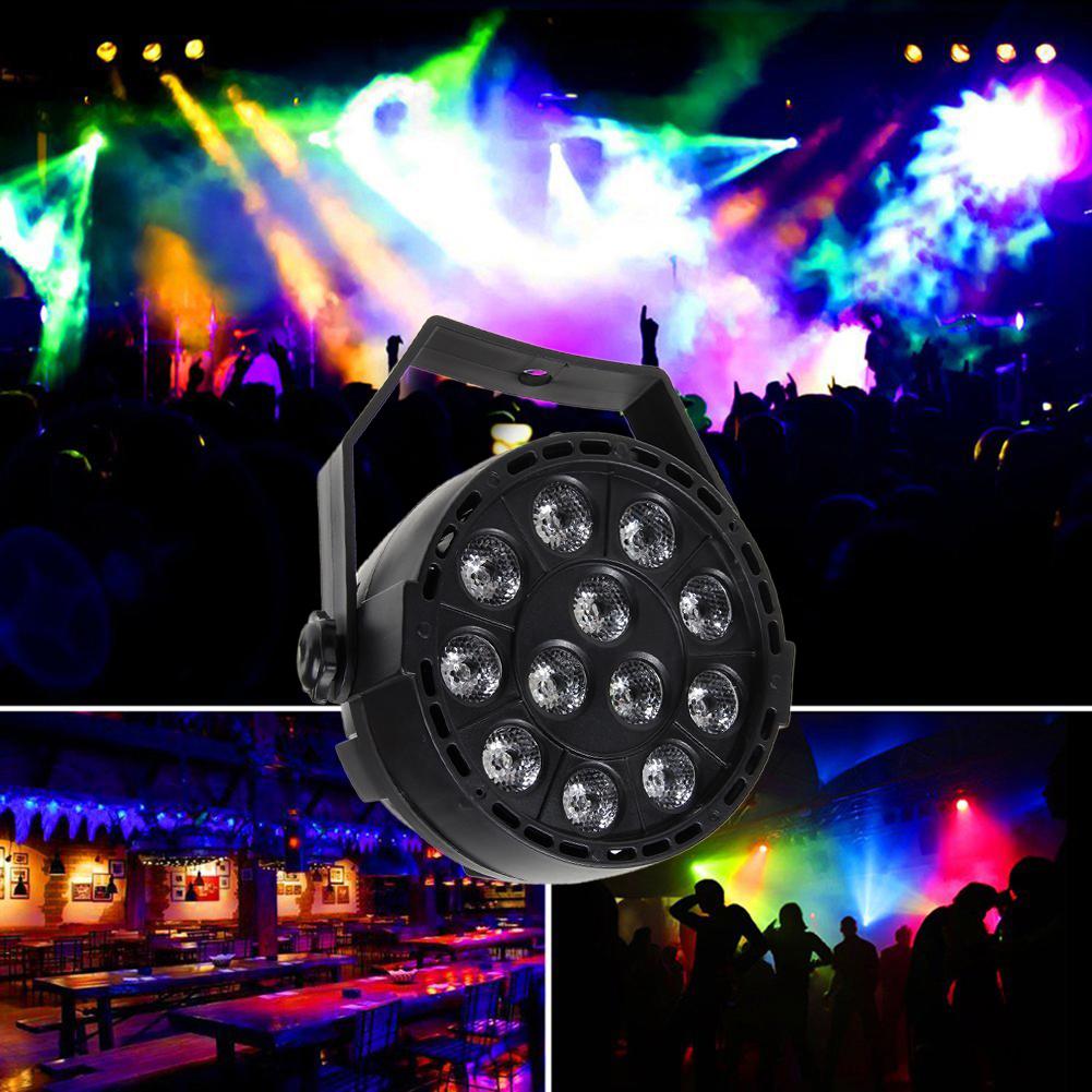 

12 LED RGBw LED Dmx Color Mixing 8Ch Can Background EU-Bluetooth Laser Projector Night Light, Eu plug, 501 Original