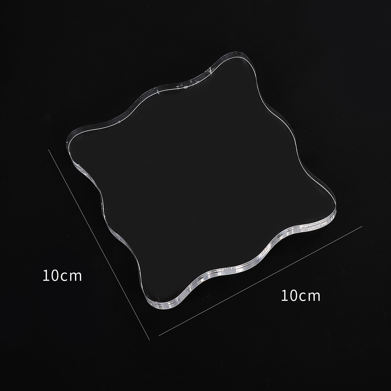 JOURNALSAY 1pc Crystal acrylic stamp Transparent seal  creat Friend gift accessories