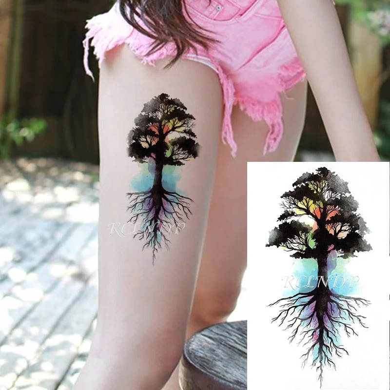 Waterproof Temporary Tattoo Sticker anchor compass sailboat tatto stickers flash tatoo fake tattoos for women girl men child