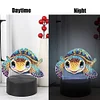 (US Local)Animal Diamond Painting Night Light 5D DIY Diamond Painting Lamp (Turtle)