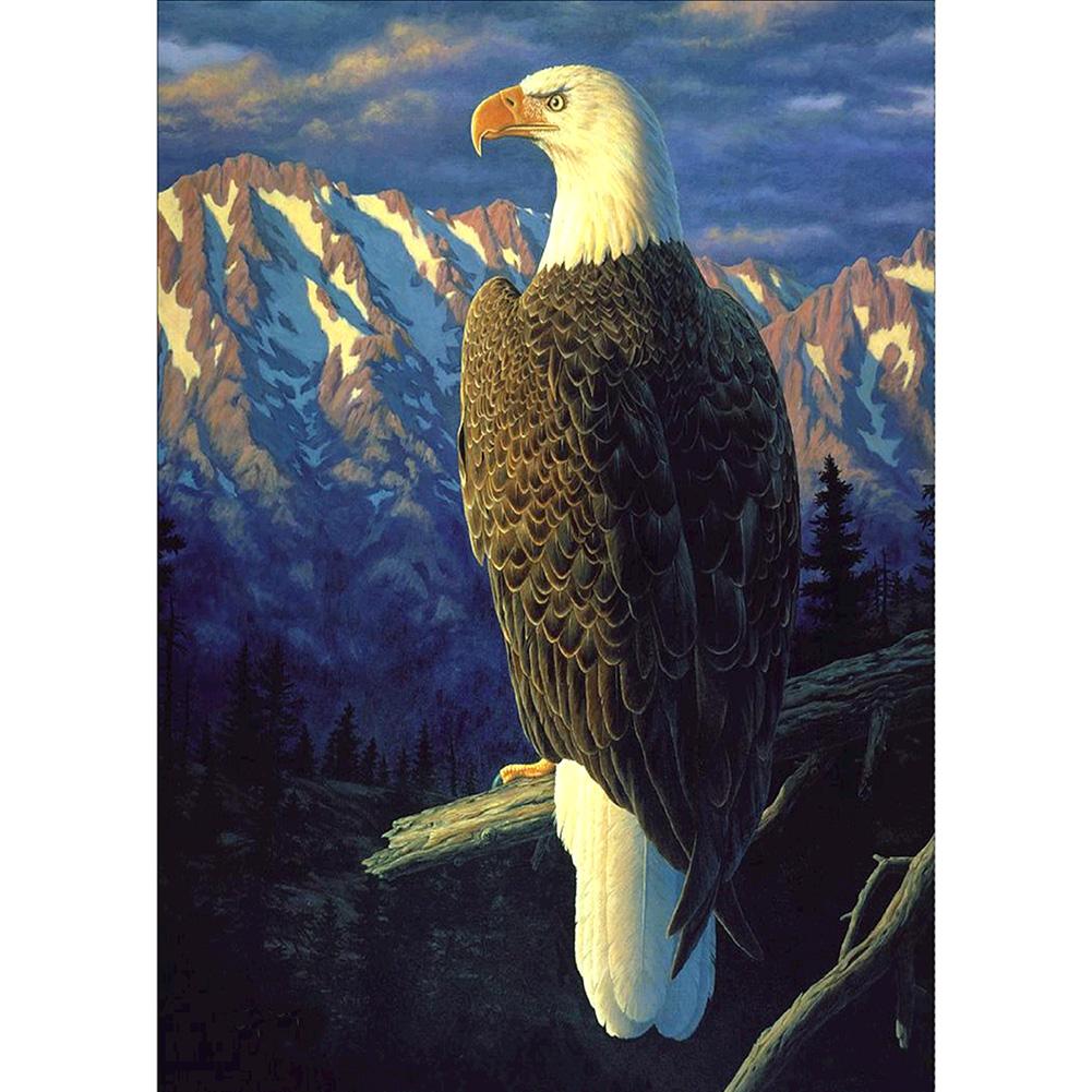 

Serious EagleOrnament - Round Drill Diamond Painting - 30x40cm, 501 Original