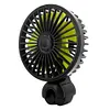USB Car Fan 3 Speeds 360 Rotatable Car Seat Headrest Fan for Sedan SUV RV Truck