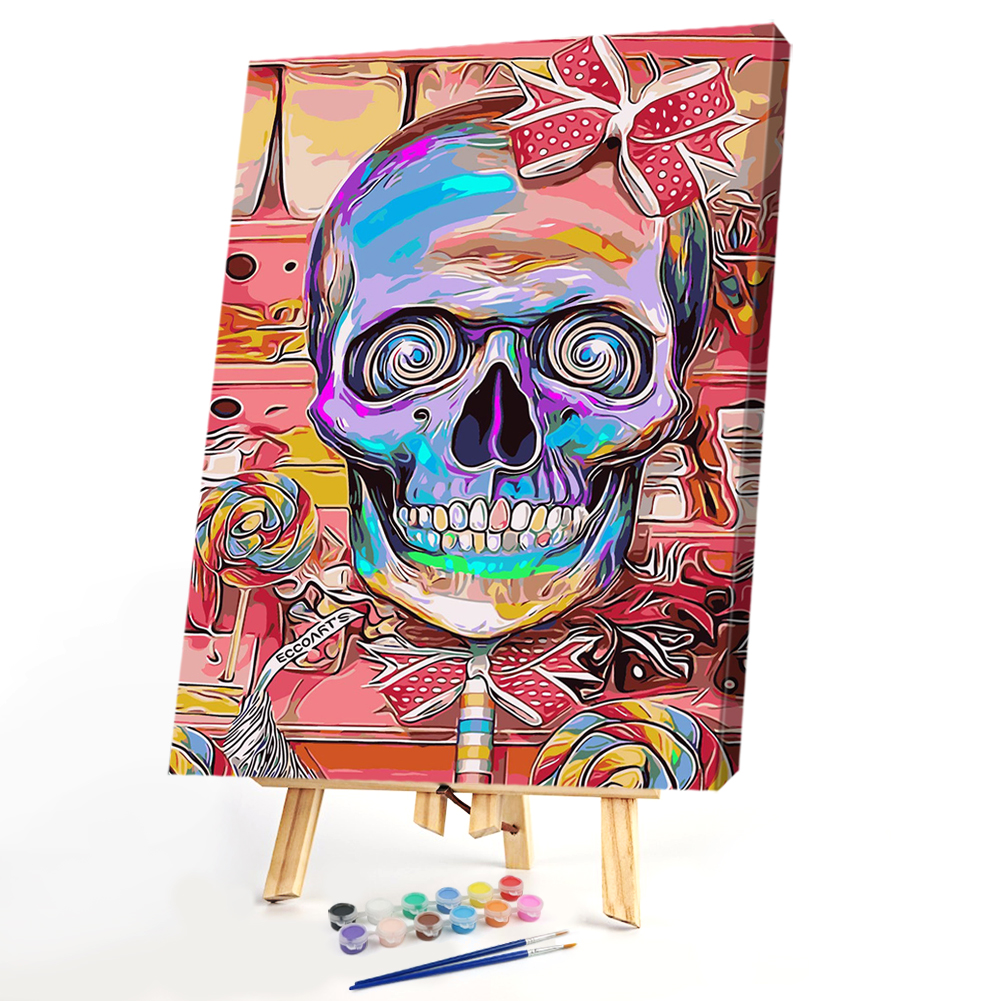 

40*50CM - Paint By Numbers - Skeleton, 501 Original