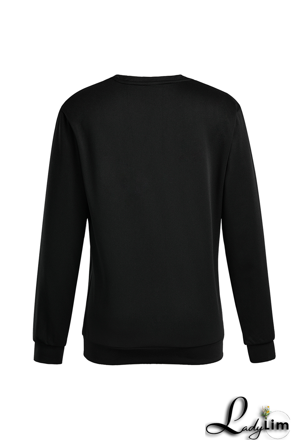 White Fashion Street Print Patchwork Letter O Neck Tops