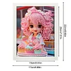 Cartoon Little Girl Diamond Art Painting Kits with Frame 