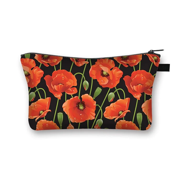 Printed Hand Hold Travel Storage Cosmetic Bag Toiletry Bag 3