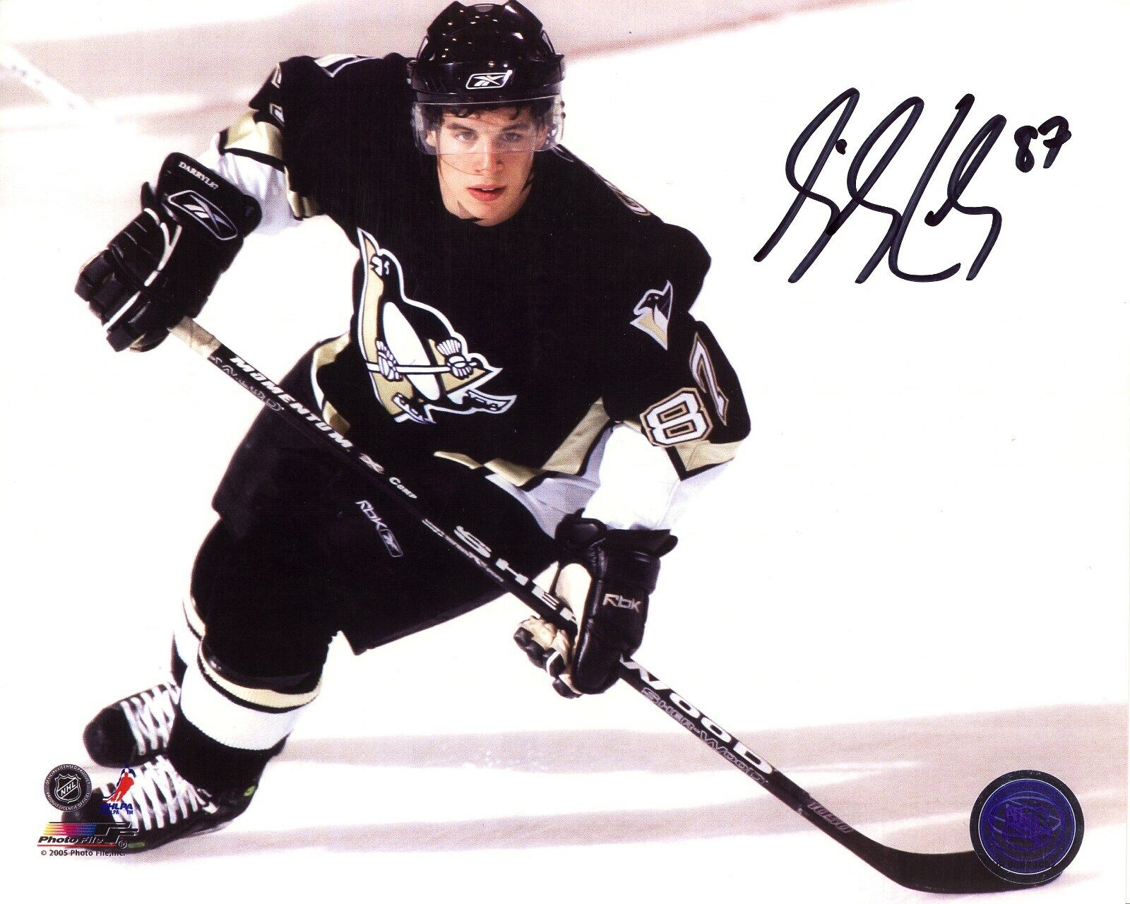 SIDNEY CROSBY - PENGUINS Autographed Signed 8x10 Reprint Photo Poster painting!