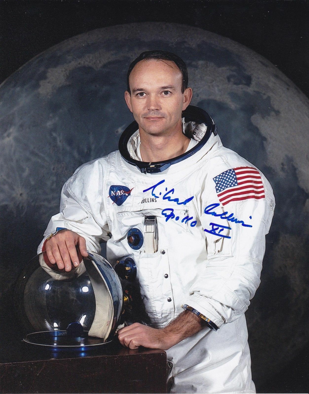 Michael Collins ( Apollo 13 ) SIGNED 8X10 Photo Poster painting AUTOGRAPH REPRINT ,