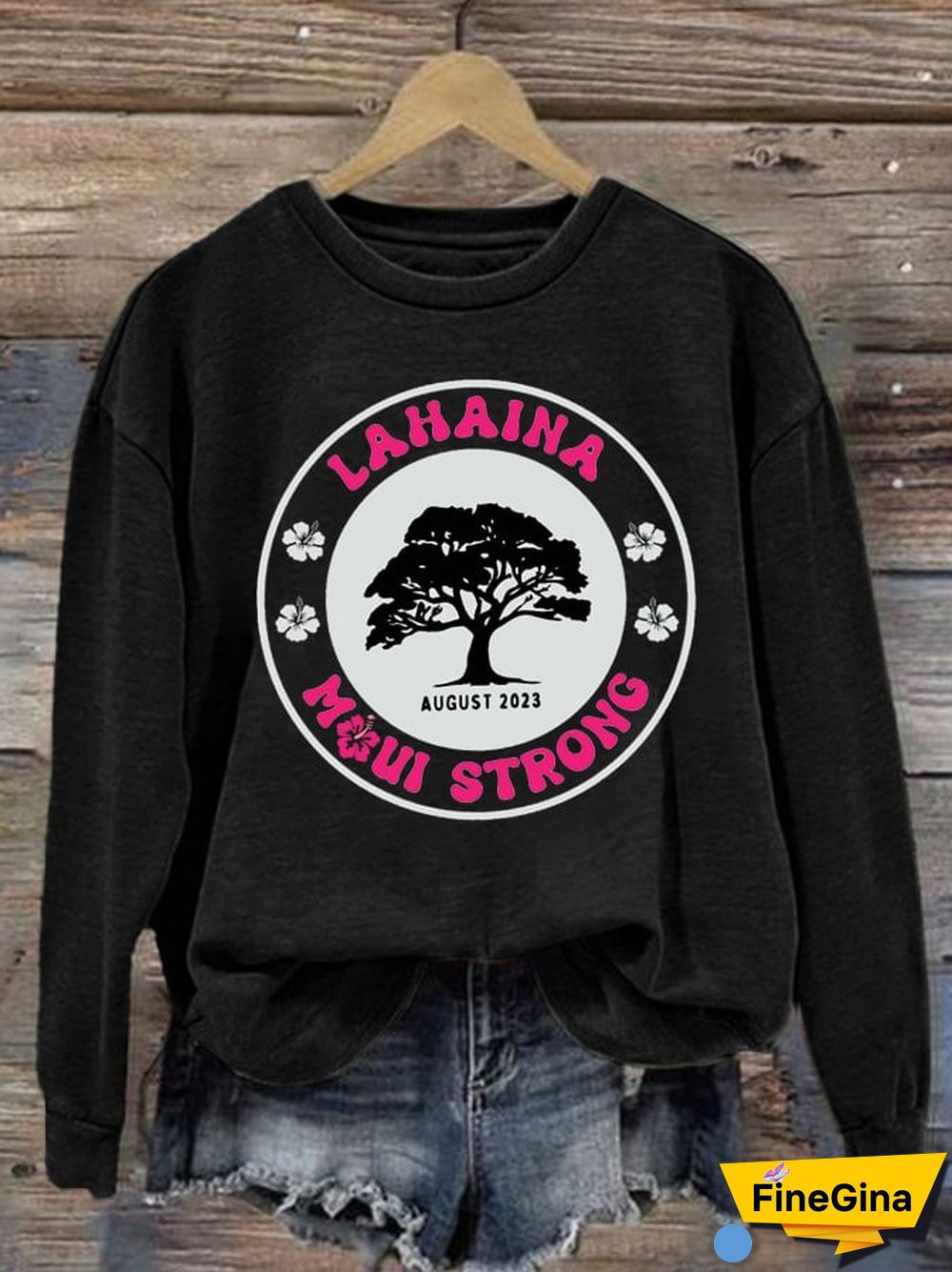 Women's Maui Strong Print Sweatshirt