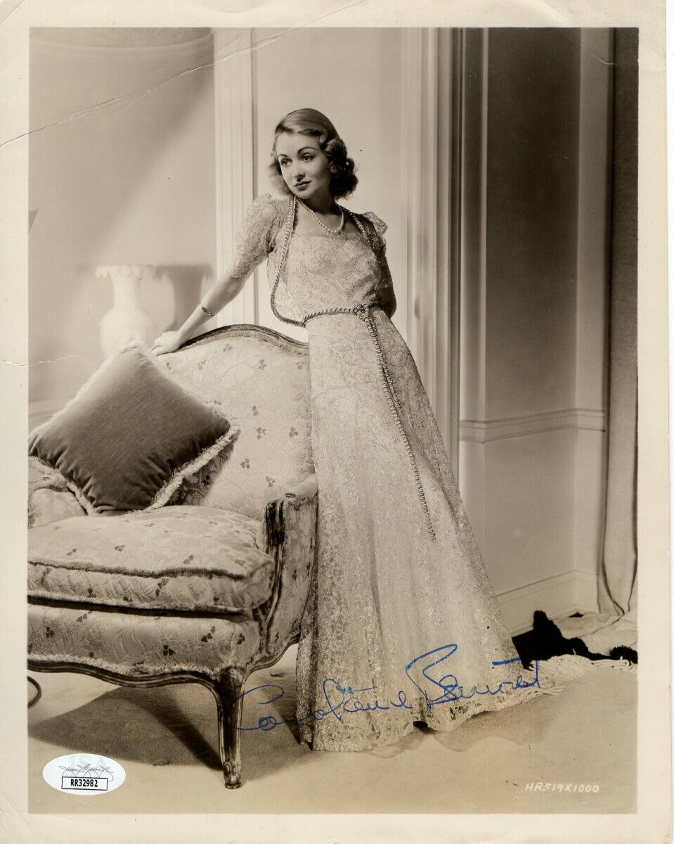 Constance Bennett Signed Autographed 8X10 Photo Poster painting Hollywood Legend JSA RR32982