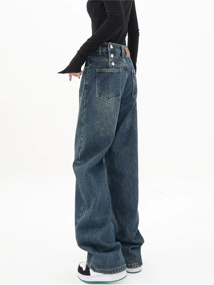 Brownm Vintage Classic Boyfriend Jeans