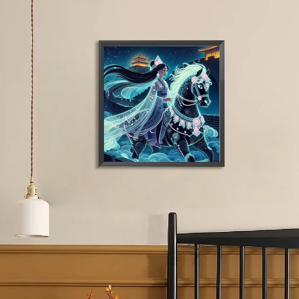 Diamond Painting - Full Round Drill - Princess Mulan(Canvas|40*40cm)
