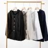 2024 New Casual Linen Loose Breathable Hooded Shirt