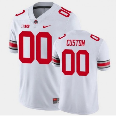 Men's Ohio State Buckeyes ACTIVE PLAYER Custom White College Stitched Jersey RRGY