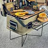 Camping Foldable Metal Stand Aluminum Alloy Box Stand for Outdoor Picnic Fishing