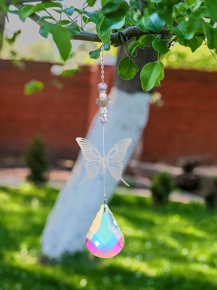 Crystal Windchimes Sunlight Catching Hanging Pendant Light Catcher Jewelry