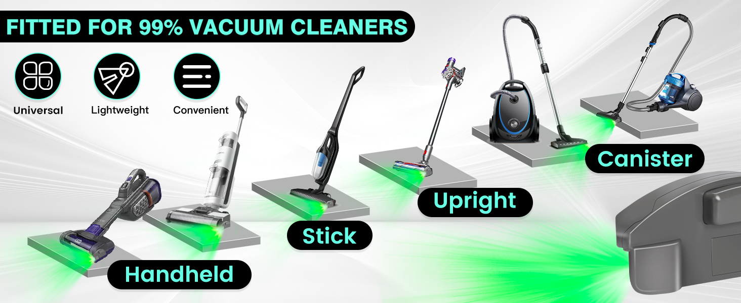 Universal vacuum attachment Upgrade accessories