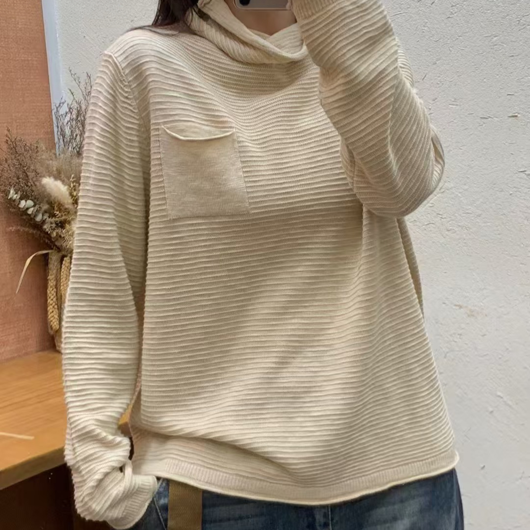 Chicfifth Sweater Women Winter Long Sleeve High Quality Autumn Vintage Top Knitted Cardigan