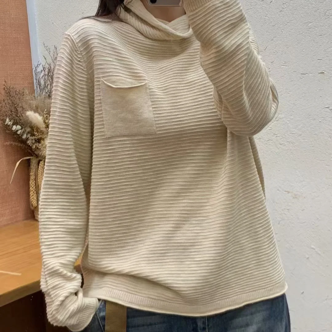 Chicfifth Sweater Women Winter Long Sleeve High Quality Autumn Vintage Top Knitted Cardigan