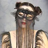 Lace Retro Elegant Tassel Face Covering Masquerade Halloween Party Decoration