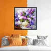 (Counted/Stamped) 11CT Flowers - Cross Stitch 50*50cm/19.68*19.68in