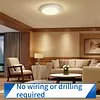 Rechargeable Motion Sensor Ceiling Light with Remote Operated Ceiling Lights Indoor