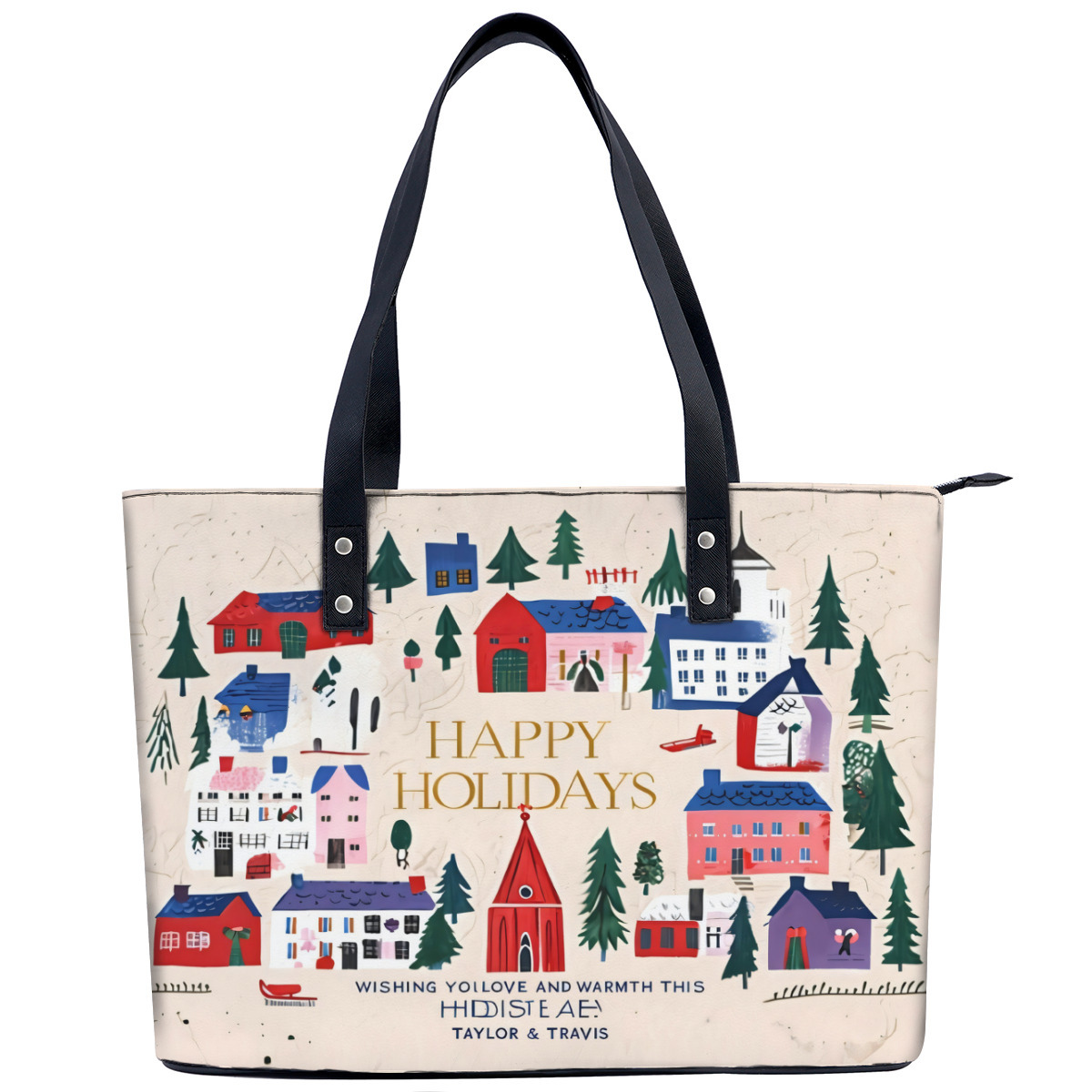 Happy Holidays Tote Bag