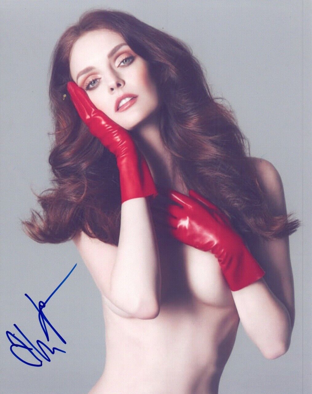 Lydia Hearst Signed Autographed 8x10 Photo Poster painting Actress Model COA