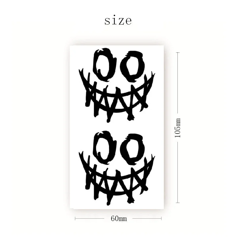 Temporary Tattoo Stickers Sexy Cross English Alphabet Line Fake Tatto Waterproof Tatoo Hand Leg Belly Small Size for Women Men