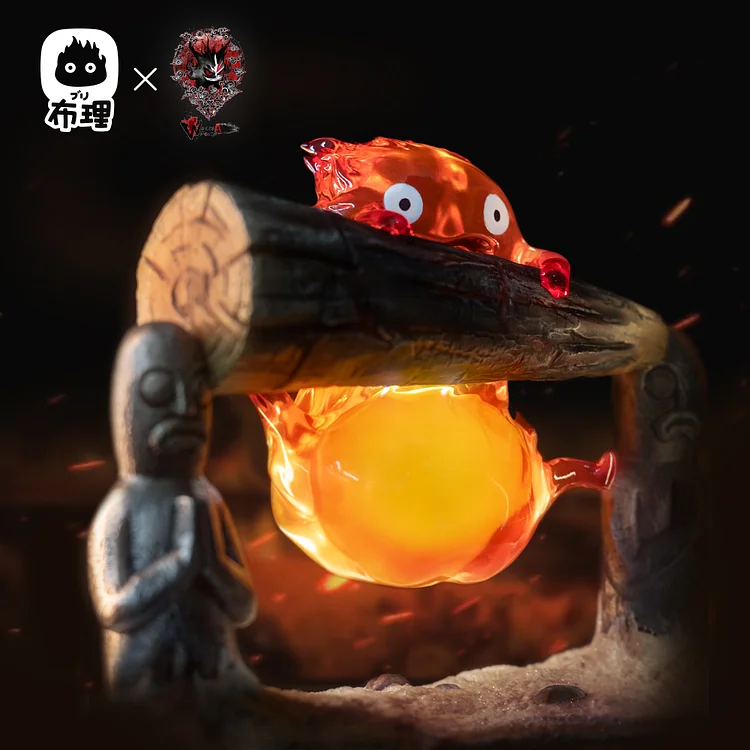 Buri Studio X Weare A Design Studio -Calcifer Night - Fiery Heart Guardian Statue(GK)-