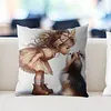 Yorkie And Bow-11CT Stamped Cross Stitch Pillowcase 45*45cm tapestrymarket